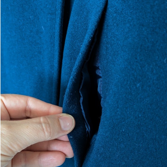 Preston & York Sapphire Blue Wool Blend Car Coat Womens Size 8 - Picture 7 of 9